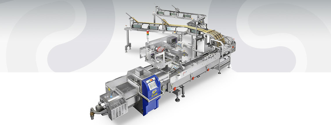 Biscuits packaging line